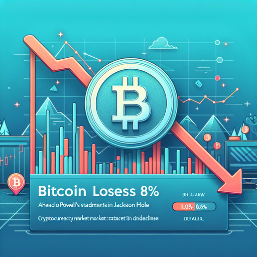 Биткоин потерял 8% стоимости перед заявлениями Пауэлла в Джексон-Хоул: рынок криптовалют на спаде - новости криптовалют TonRush
