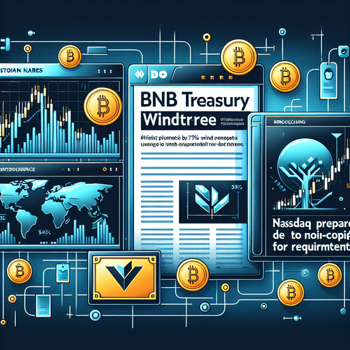 BNB Treasury: Windtree рухнула на 77%, Nasdaq готовится к исключению из-за невыполнения требований - новости криптовалют TonRush